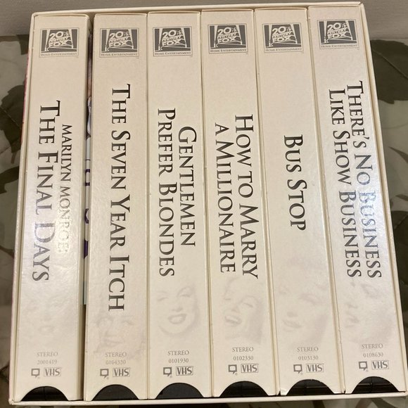 Marilyn Monroe 6 VHS box set by 20'th Century Fox. The Diamond Collection. - Picture 2 of 7